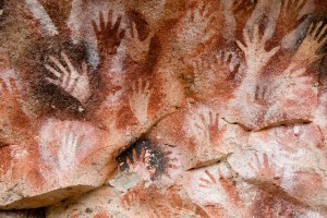 Ancient Hands, Stencil Paintings, Rio Pinturas Canyon, Cave of the Hands, Patagonia, Province of Santa Cruz, Argentina